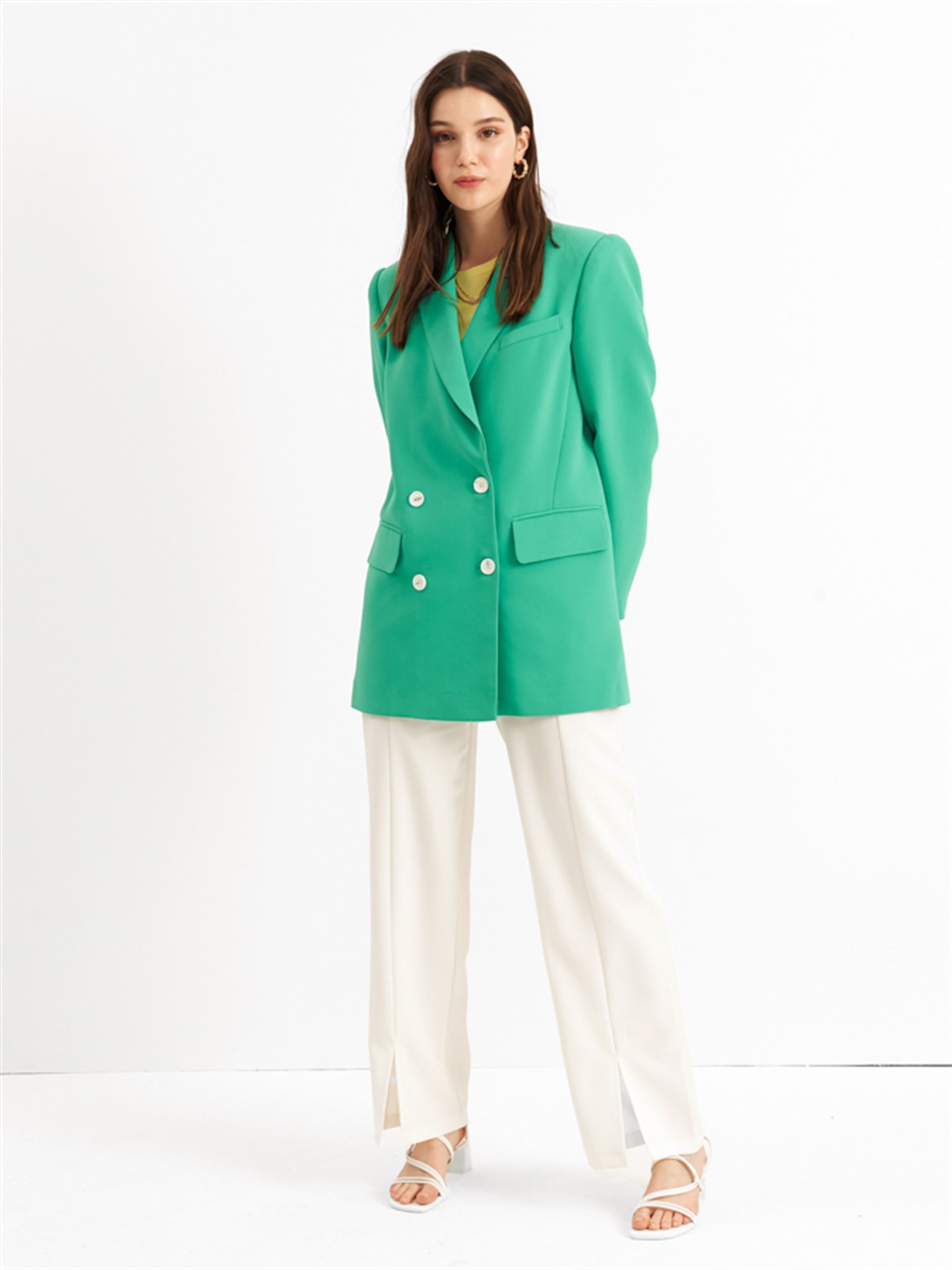 Sofia Blazer Ceket Yeşil